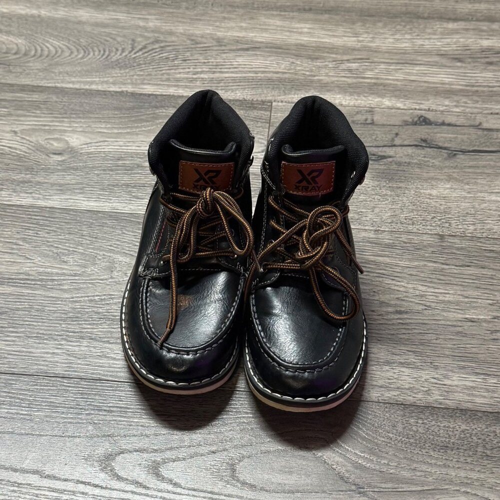 Xray Boys Jayden Boot Black - 3 1/2 Boy's(lace)